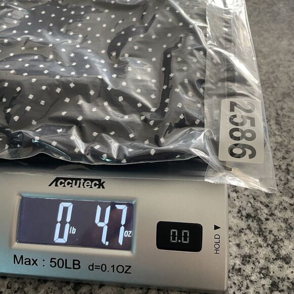 Loft Flutter Sleeve Top Navy Polka Dot Nautical Career Teacher-M - Picture 9 of 9